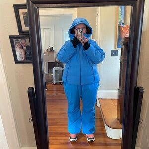 NWT Halfdays Alessandra Pant in 1X short in Blue Bird (jacket not included)